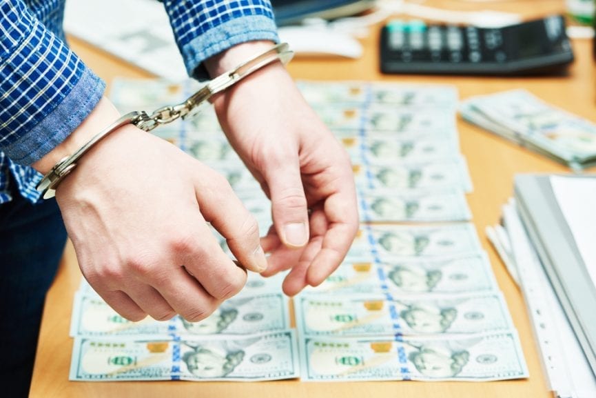 Man arrested for money laundering